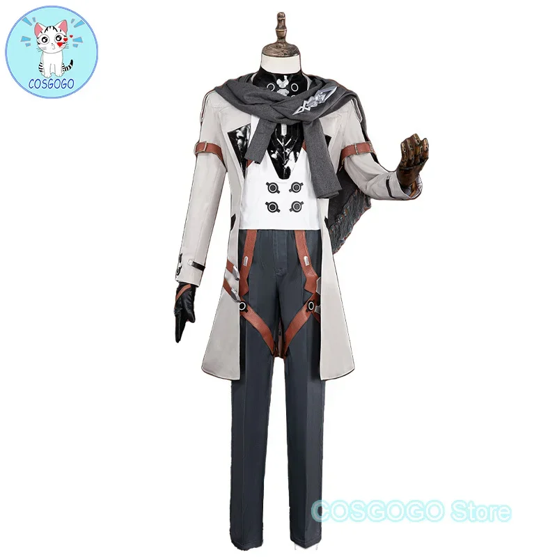 COSGOGO [Customized] Game Honkai:Star Rail Welt Yang Cosplay Costume Halloween Outfits Game Clothing Men Anime Suit Wig