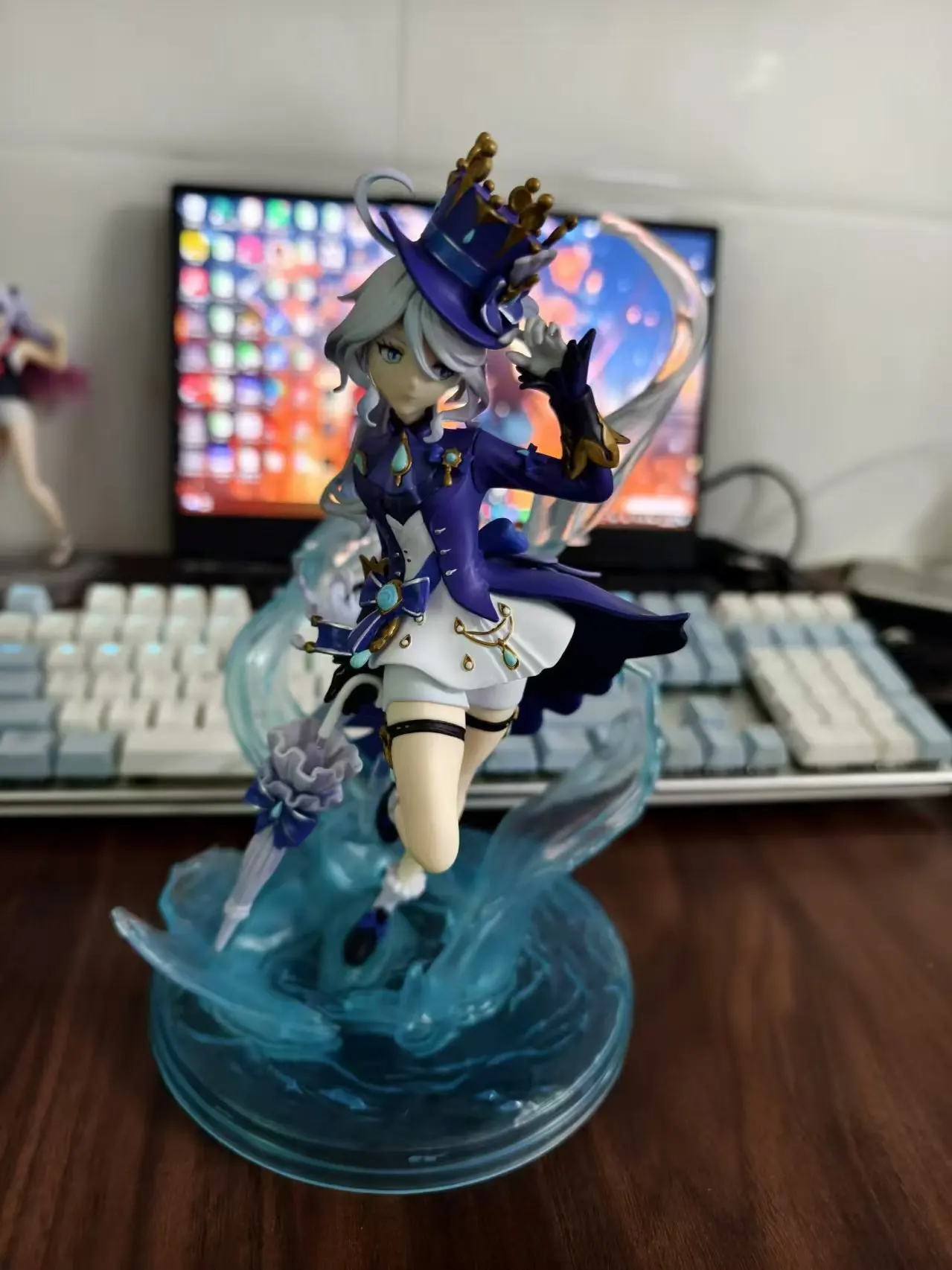 

25cm Furninna Genshin Impact 1/6 Figurine Anime Girl Pvc Action Figure Toy Genshin Impact Game Statue Collection Model Doll