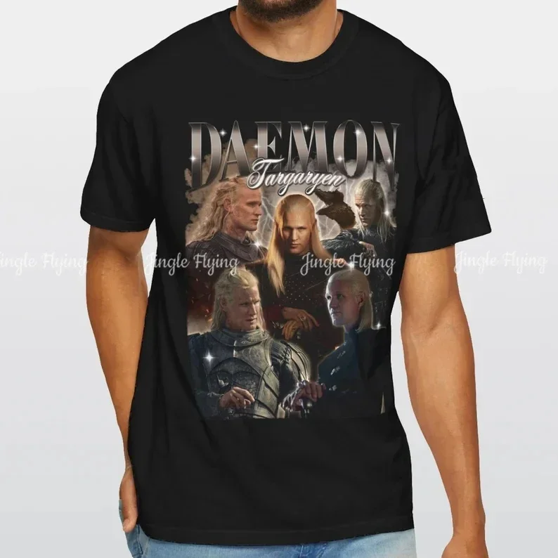 Daemon Targaryeenn Shirt Retro Bootleg Tshirt 90s Rap Tee