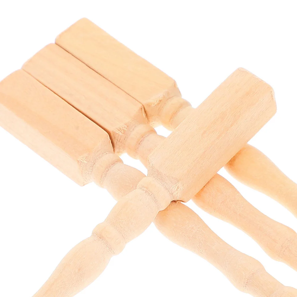 12個の木製テーブル脚ミニチュアドールハウス家具金具リアルなデザインデスクコーヒーテーブルキャビネットサポート用