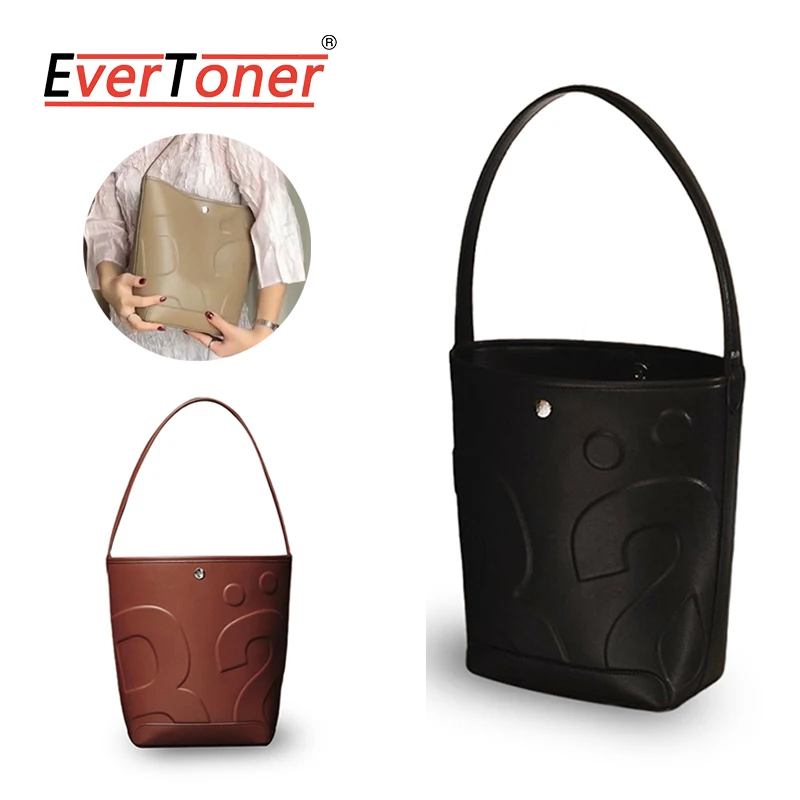 EverToner Bucket Bag Women's Trendy Large Capacity  Print Shoulder Bag Rally Underarm Bag