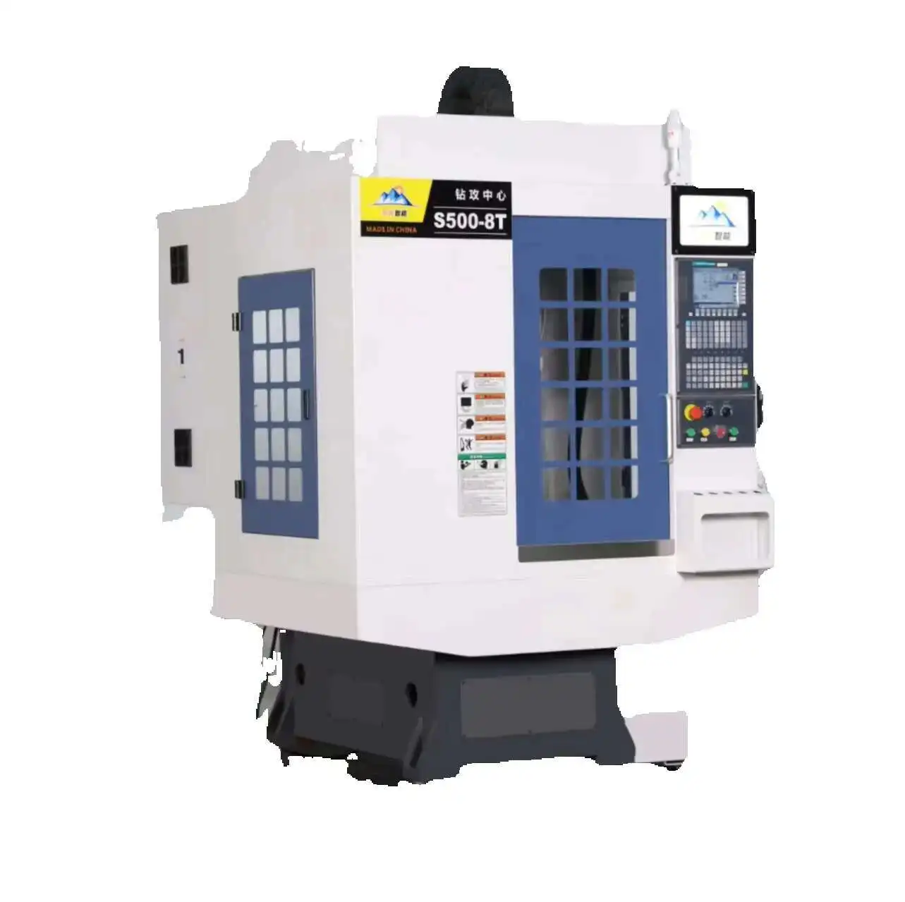 8-Achsen vertikale multifunktionale CNC-Scharnierzentrale 220 V Milg Boring Drilg Tapping Hine Einzelhandel Metallverarbeitungspumpe