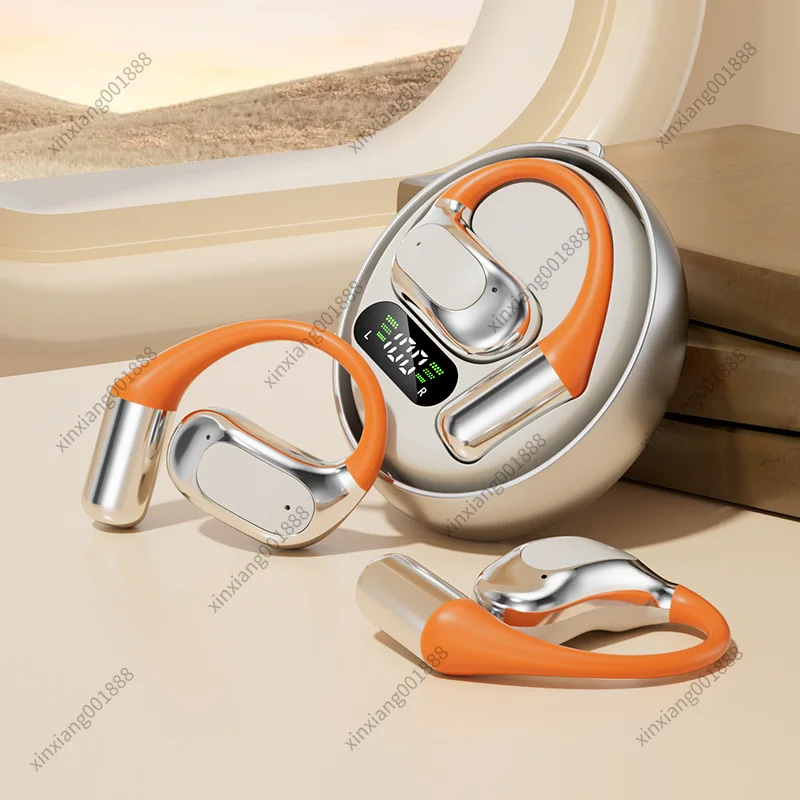 For Rotatable Ear Hook Wireless Bluetooth Headphones, Noise Reduction Low Latency Long Battery Life Earphones