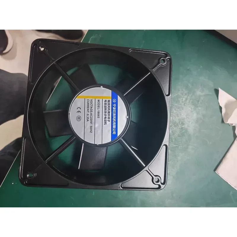 For Ningbo Julang fan 18065 axial flow fan 220V 0.35A 50HZ cabinet cooling and cooling exhaust fan