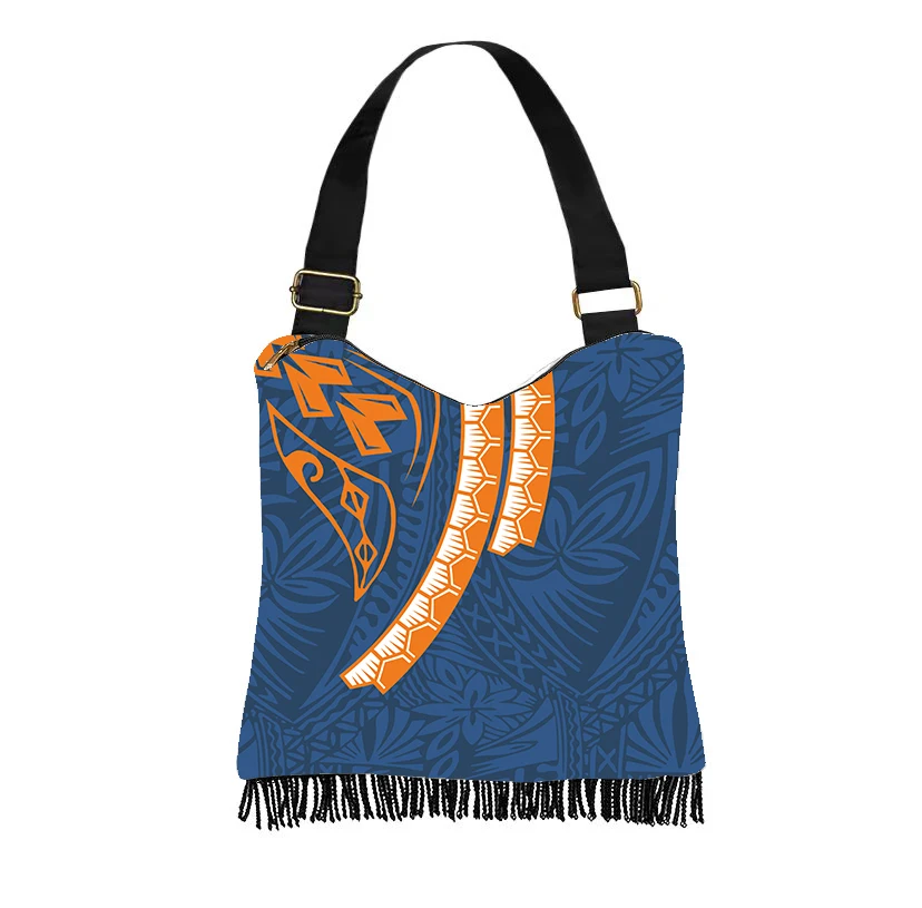 

2025 Новая мода, высокое качество, самоанская сумка через плечо с цветочным принтом, полинезийский остров, стиль, шикарная женская сумка на плечо