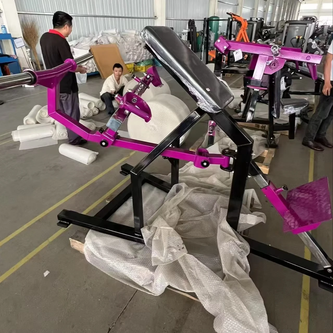 

Steel Gym Fitness Machines Commercial Use Customizable Products Factory Adjustable for Leg Chest Arm Training