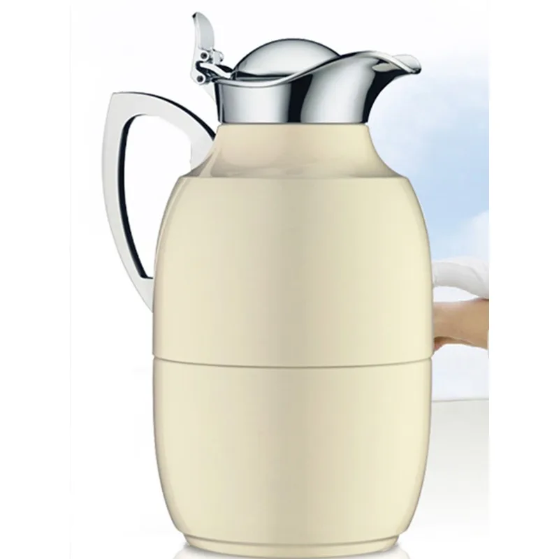 

Thermal insulation pot i black chrome European court style kettle household large capacity heater