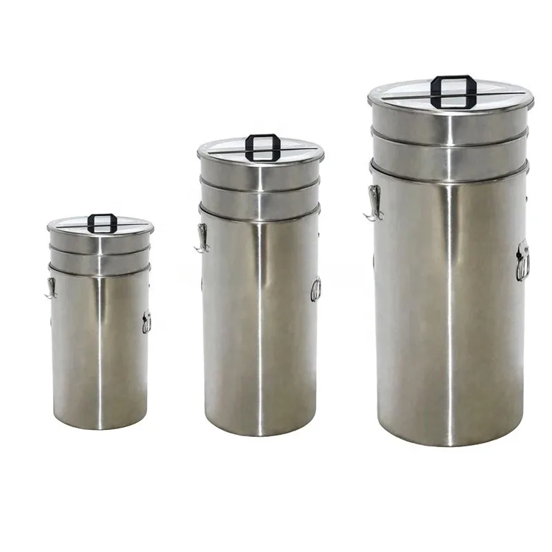 Beekeeping tool 304 30L/50L/100L stainless steel honey storage tank with double sieve