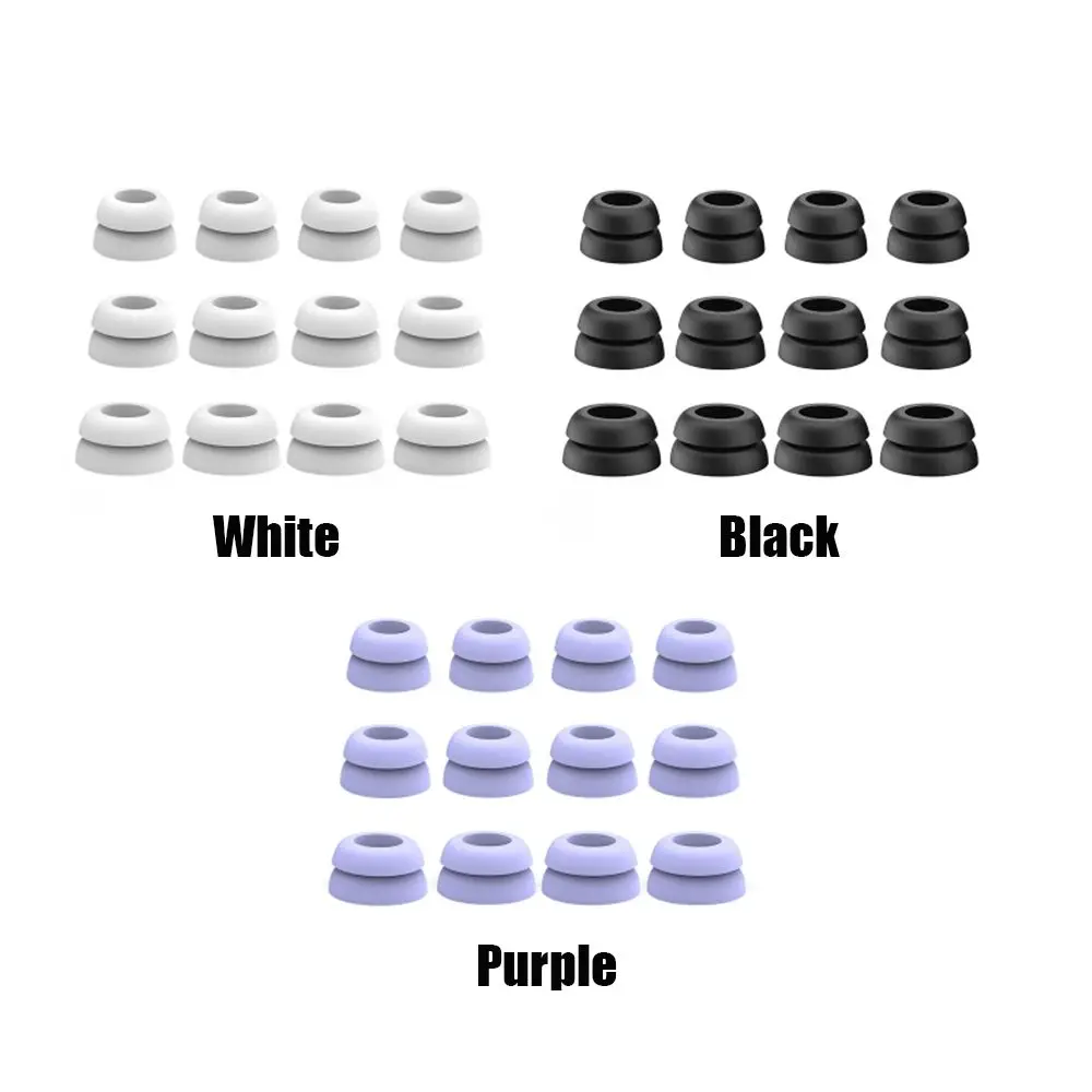 12Pcs Soft Silicone Earbuds Tips Earplug Replacement Headphone Eartips for Samsung Galaxy Buds Pro Eartips Earphone Accessories
