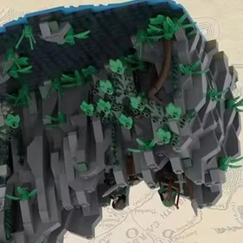 

Ring Movie Series Scene UCS The Forbidden Pool Model MOC Building Blocks Creative Collection Toys DIY Assembly Bricks Xmas Gifts