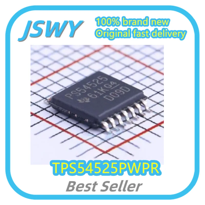 

(5/50pcs) TPS54525PWPR TPS54525 Silkscreen PS54525 TSSOP14 Switching Voltage Regulator Brand New Original Ships Fast