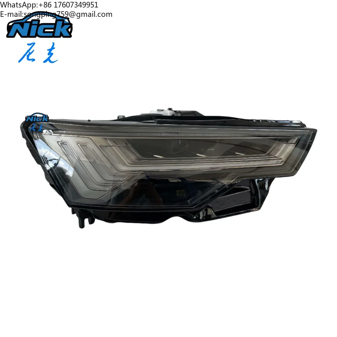 For Audi A6 C8 Matrix Headlights Assembly 2019-2024 A6L Left and Right Original Headlamp LED Daytime Running Lights