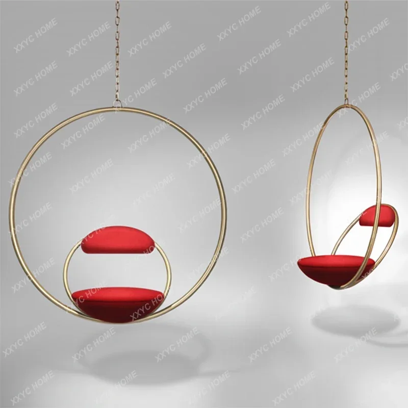 Bubble Chair Indoor Metal Hanging Basket Living Room Balcony Light Luxury Single Hanging Household Swing Glider