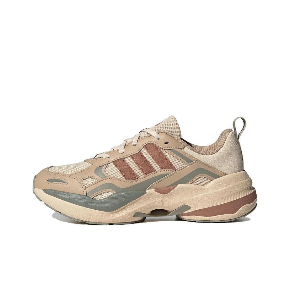 Adidas Maxxcetus Fabric Slip Resistant Abrasion Resistant Low top Running Shoes Unisex Beige Umber ID0645