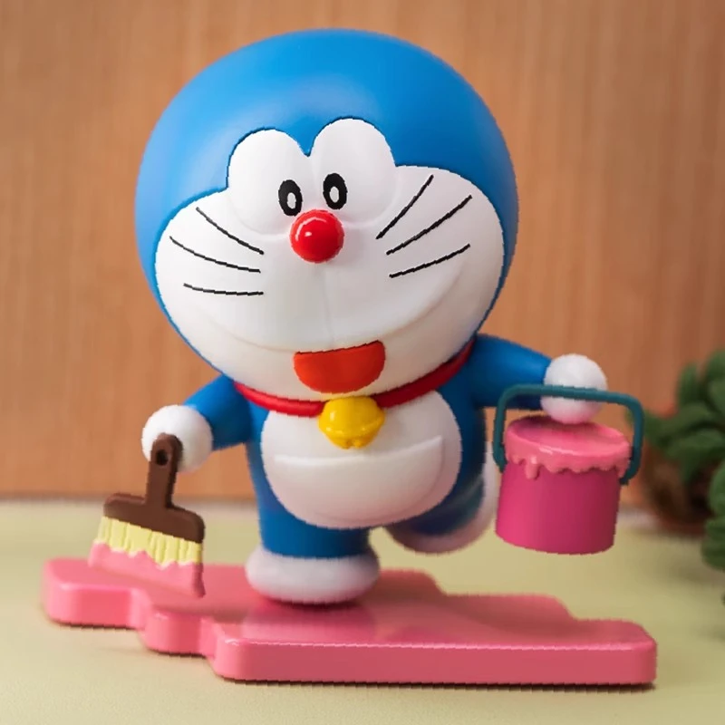 TOP ของเล่นกล่องตาบอด Doraemon Secret Prop Series รุ่น MINISO อะนิเมะ Dorami เดสก์ท็อปเครื่องประดับของเล่นเด็กรูปของขวัญวันเกิด