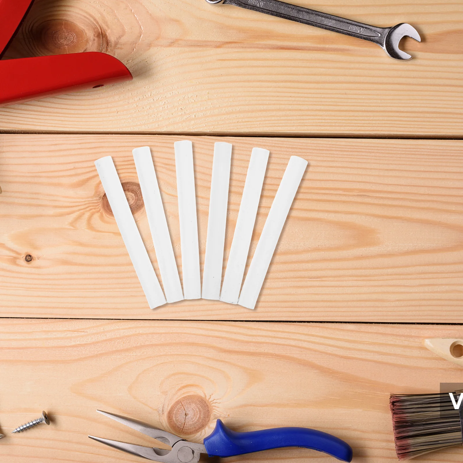 

6Pcs Wood Furniture Repair Kit Wax Crayons for Scratch Fill Stick Markers Dents Gap Filler Home Commercial Use Nail Hole Filler