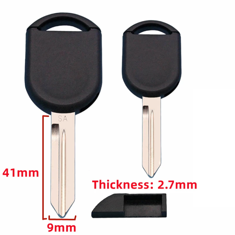 

OEM 10 шт. сменный чехол для ключа-транспондер, корпус дистанционного ключа для Ford Mercury Escape Explorer Focus