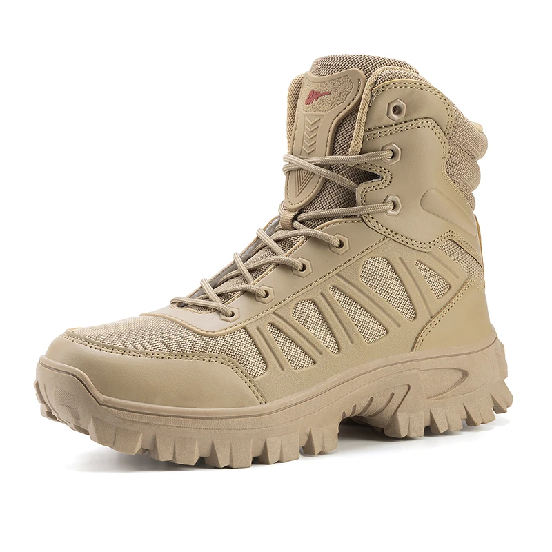 

Men‘s Hiking Boots Breathable Outdoor Sneakers Non-slip City Trekking Shoes Mountain Climbing Shoes Tactical Hunting Boots Male