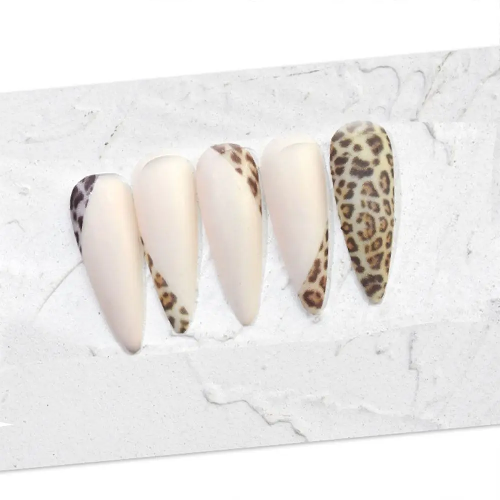 Women Snake Animal Stickers Manicure 3D Nail Stickers Adhesive Decals Leopard Nail Sticker Nail Art Decoration