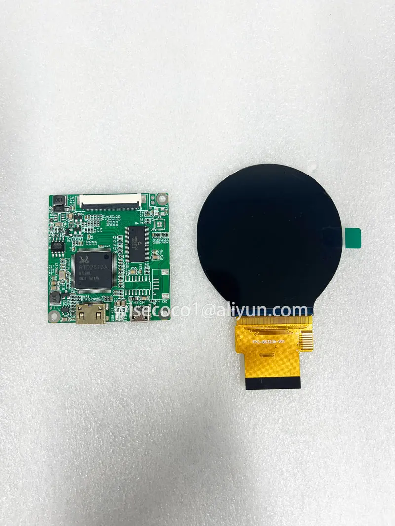 Wisecoco 2.1 Inch 480x480 Ronde LCD-scherm Cirkel Display SPI RGB Interface Control Board Voor Smart Home Robot ogen Project