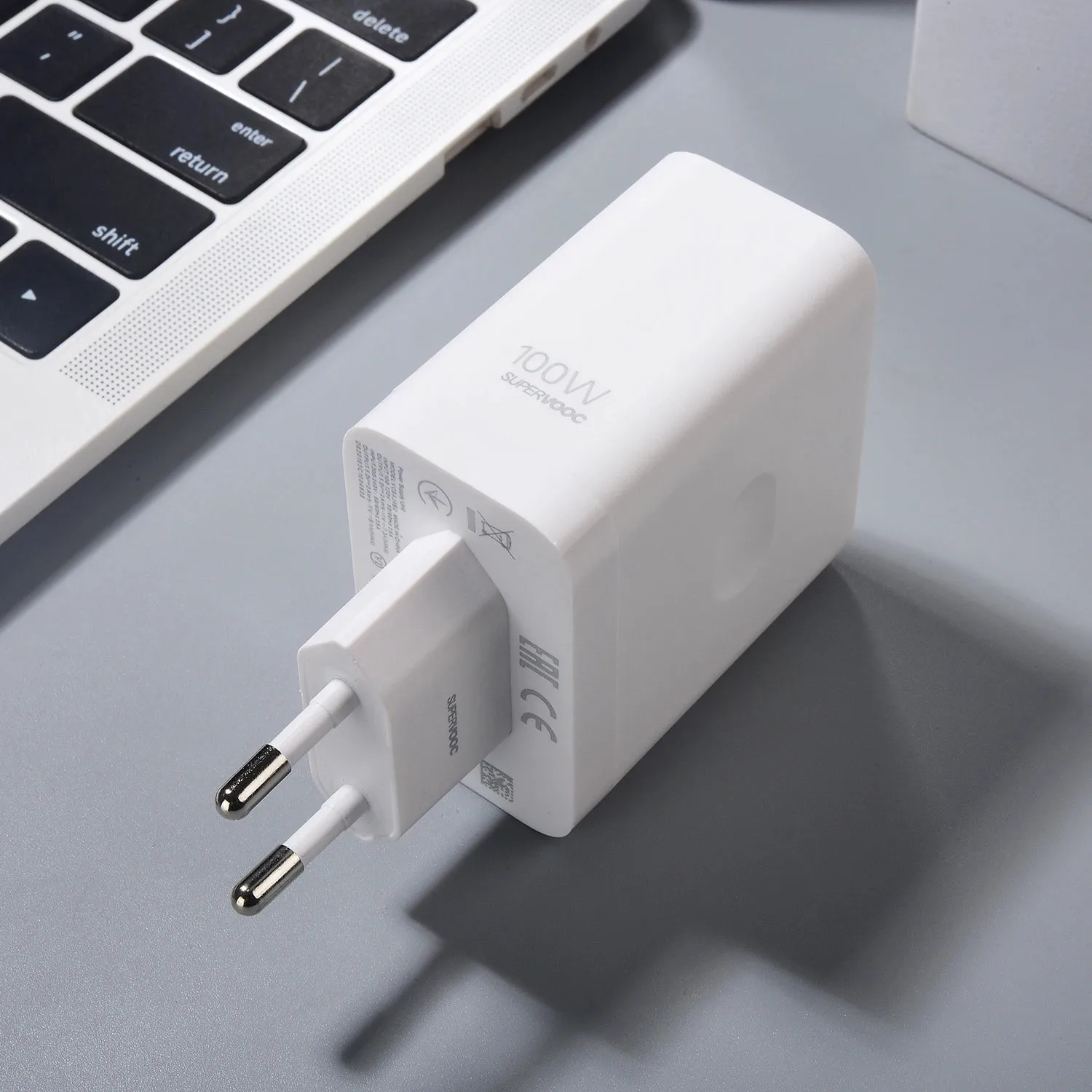 Oneplus Ace 6 5 100W Supervooc Charger EU/UK Power Adapter 10A Super Fast Type C Cable For 1+15 13 12 11 10 Pro 13R Nord CE 4 3
