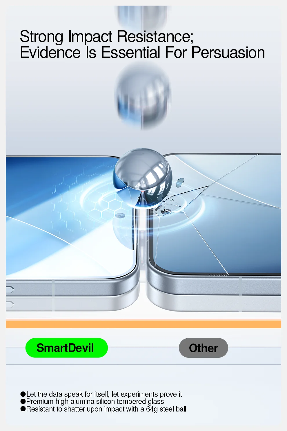 SmartDevil HD-Displayschutzfolie für POCO X8ProMax F8, ultraklarer gehärteter Glasfilm für Poco X8Pro, Anti-Fingerabdruck, kratzfest – Detail 8