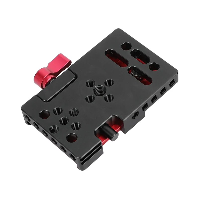 CAMVATE Manfrotto Plate Clamp Slide-in Quick Release Plate with Clamp Base For Manfrotto 577/ 501/ 504/ Camera Cage Tripod