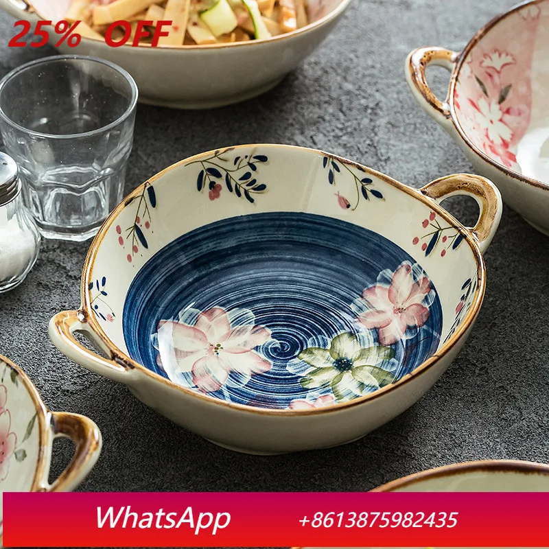 

LTT home retro, exquisite, high-end, high-value, creative Internet celebrity ceramic dessert bowl