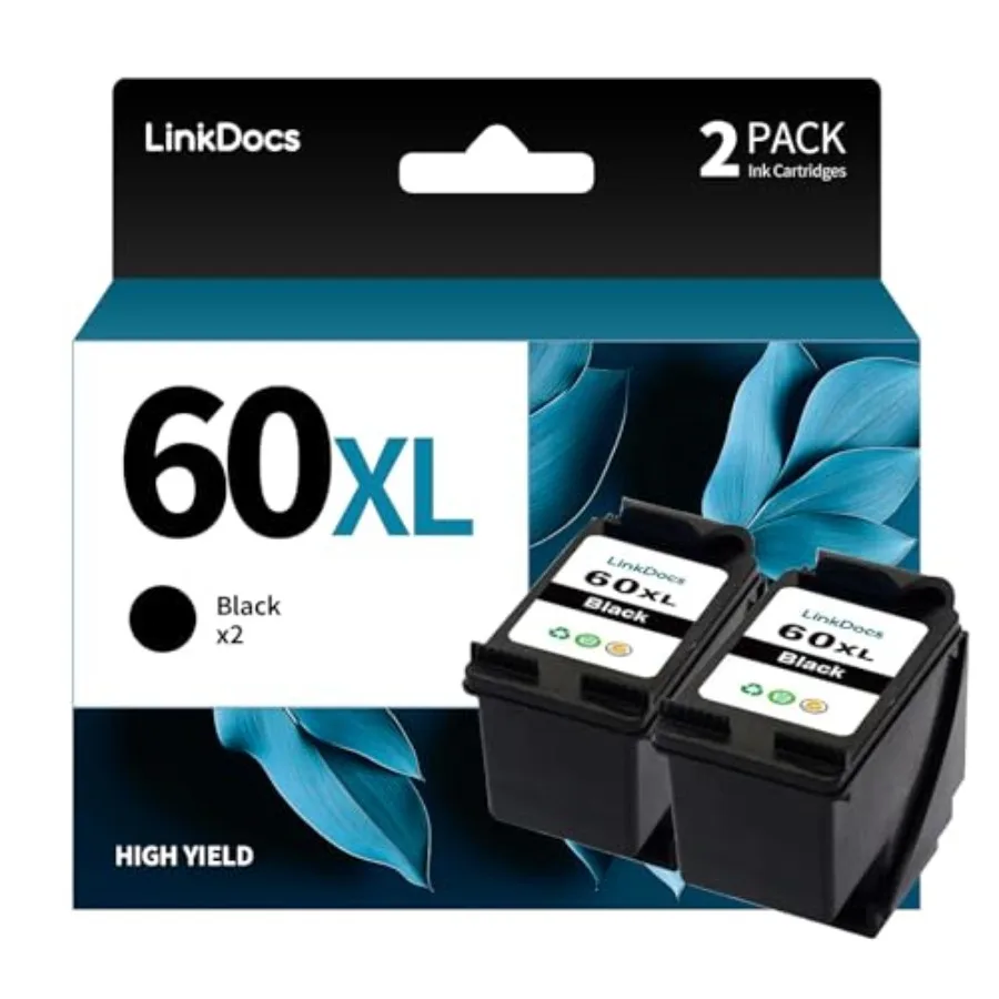 

Восстановленные черные чернильные картриджи HP 60XL (замена HP 60XL CC640WN CC641WN) для HP PhotoSmart C4795 C4640 D110