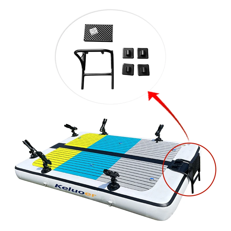 

Inflatable Fishing Boat Dock Pontoon Boat Float Dock Platform Brackets