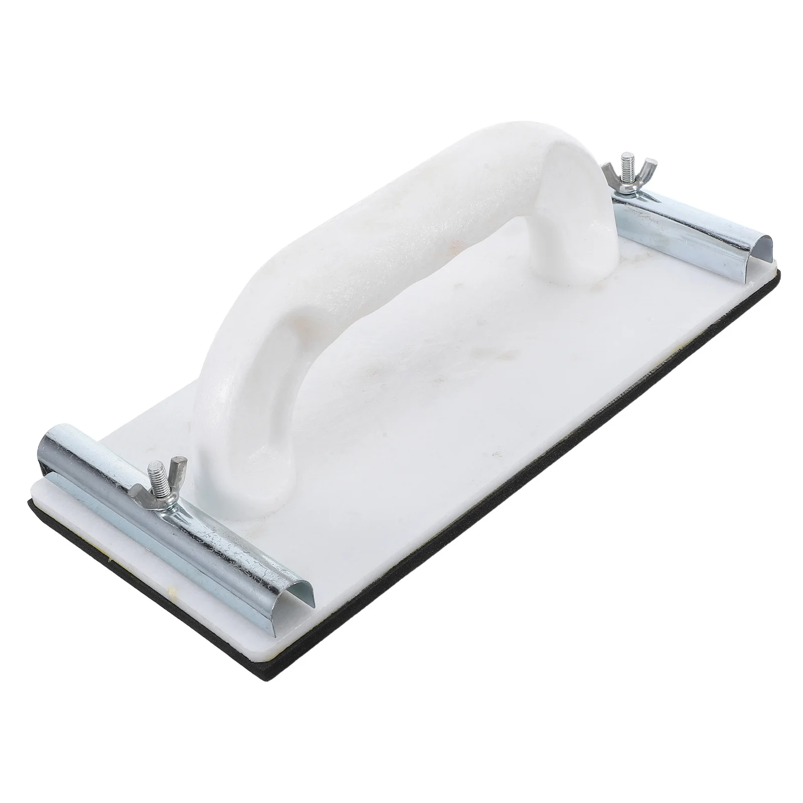 

Sandpaper Holder Handle Sanding Block for Drywall Wood 9.04 X 4.13 Inch Ergonomic Hand Sander Manual Putty Finishing Tool