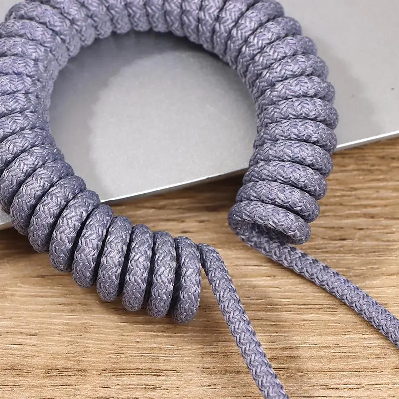 Coiled USB C Cable For Android Auto & CarPlay 90 Degree USB A To USB C Cord Compatible With 16,Galaxy S25