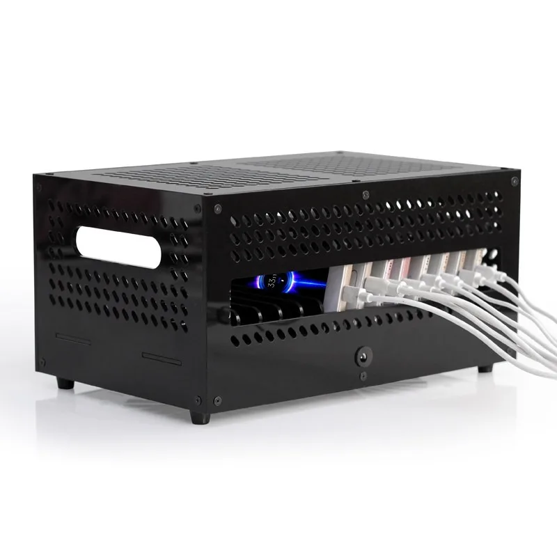 Mobile Phone Radiator, Fan Bracket, Multi-position Mobile Phone Safe Deposit Box, Students and Employees, Multiple Mobile Phones