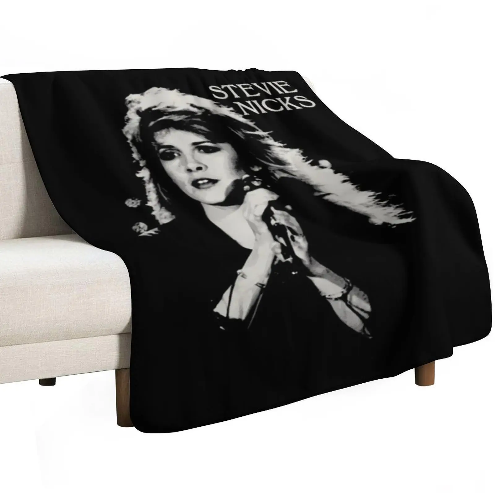 Stevie Silhouette - Stevie Nicks Throw Blanket wednesday Sofa for sofa Softest Moving Blankets