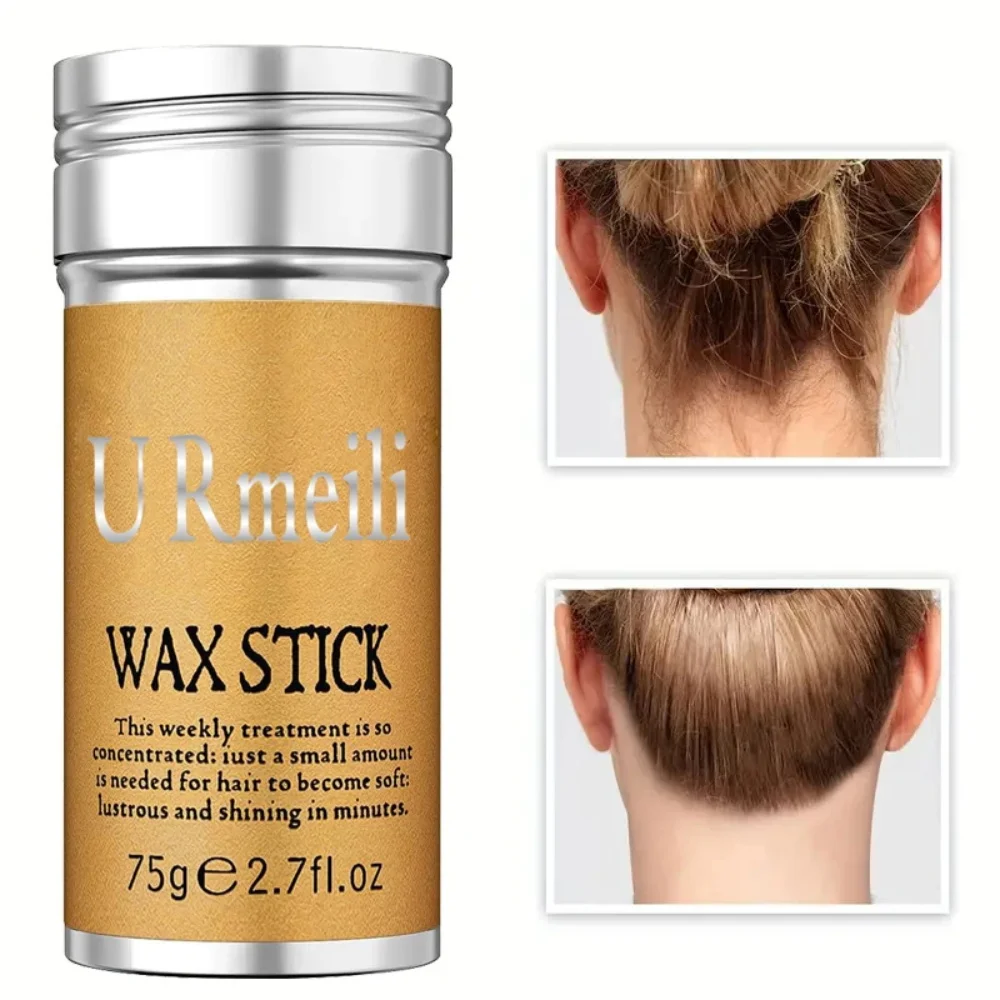 URmeili Hair Wax Stick, Styling Stick for Edge Control, Hair Finishing, and Frizz Hair Taming Slick Back Stick for Women and Men