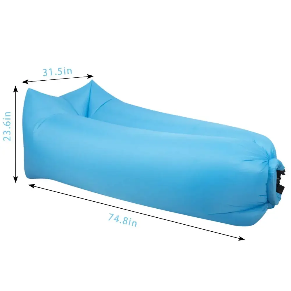 Outdoor Sleeping Bag Fast Infaltable Sofa Bed Camping Ultralight Inflatable couch Air bed Lazy bag Beach Sofa Laybag bivy