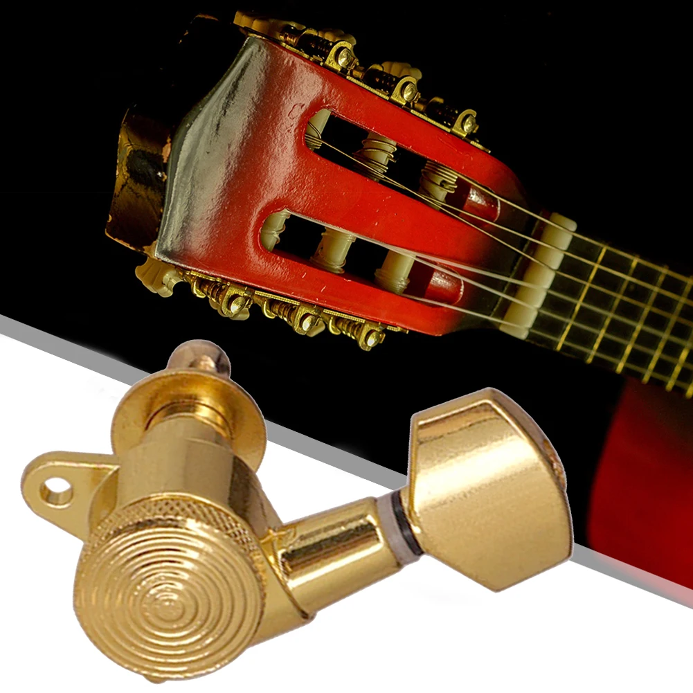 

6 шт., 6 л, колки для настройки струн, фиксирующие тюнеры, ключи, колки для акустической гитары, музыкальные инструменты, запасные части