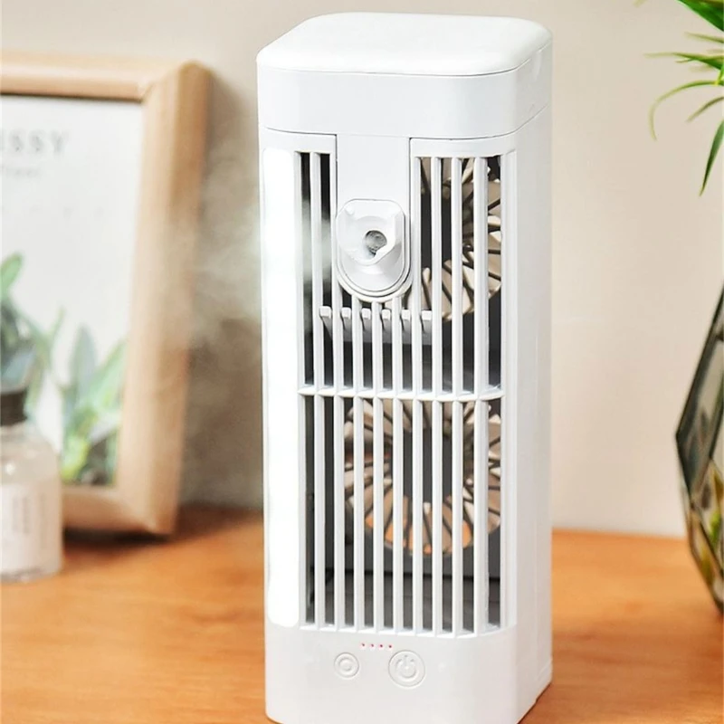 Máy điều hòa động Quạt phun sương để bàn Máy tạo độ ẩm làm mát không khí 3 tốc độ