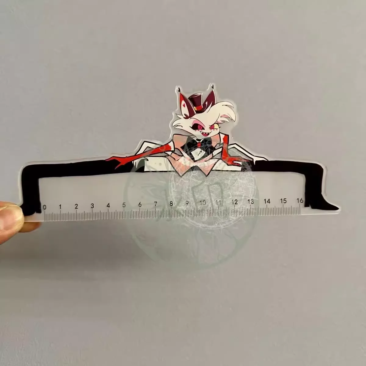 Lineal für Hazbin Hotel, 16 cm, Acryl, Anime, Student, Prüfung, Studium, Büro, Schreibwaren, Luzifer, Husk, Vox Alastor, Kindergeschenk