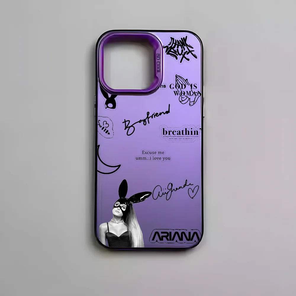 حافظة هاتف Singer A-Arianas G-Grande ممن لهم Reno14 Reno13 Reno12 Reno11 Reno10 Reno8 7 6 5 Z F T Pro Plus 4G 5G غطاء خلفي غير لامع