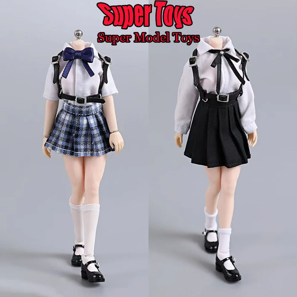 

Cdtoys CD042 масштаб 1/12 женский солдат с длинным/коротким рукавом Одежда Студенческая детская одежда набор для 6-дюймовой экшн-фигурки модели игрушки