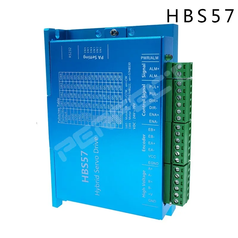 HBS57 Closed Loop Servo Motor Driver Hybrid Step Servo Driver CNC Controller Digital 57 NAME 23 Closed Loop Stepper Motor Driver