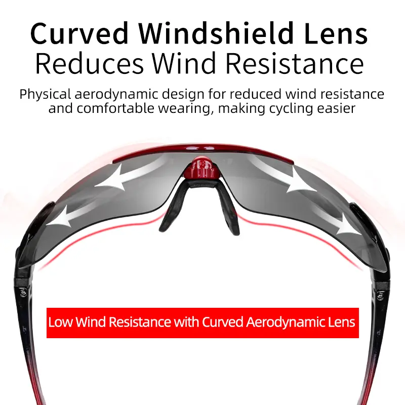 ROCKBROS Polarized Glasses UV Protection Goggles Eyewear Photochromic Bicycle Sunglasses Motorcycle Sports Outdoor Glasses - 6