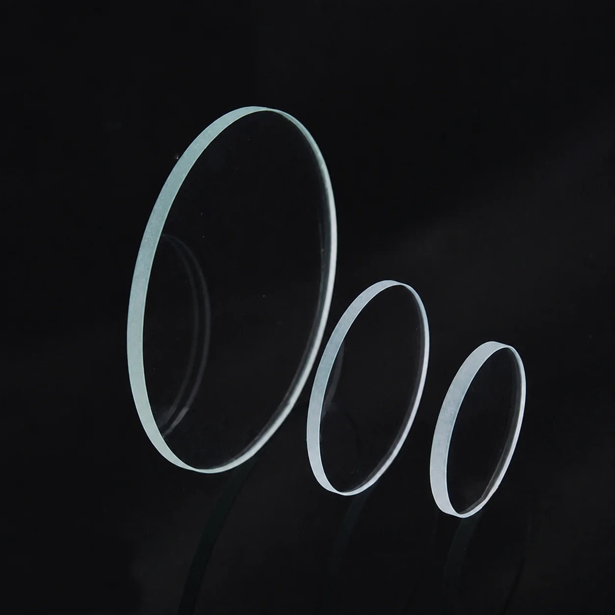 Flat Glass Lens for LED Flashlight Torch Lamp, Replacement Lens for C8 L6 C10, 20/21/38.3/42/51/55/60/63.5/65mm