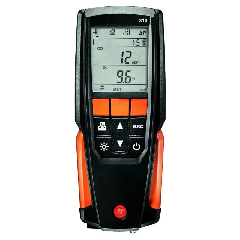 

testo 310 I Residential Combustion Analyzer Kit I Flue Gas Detector Set for Heating Systems