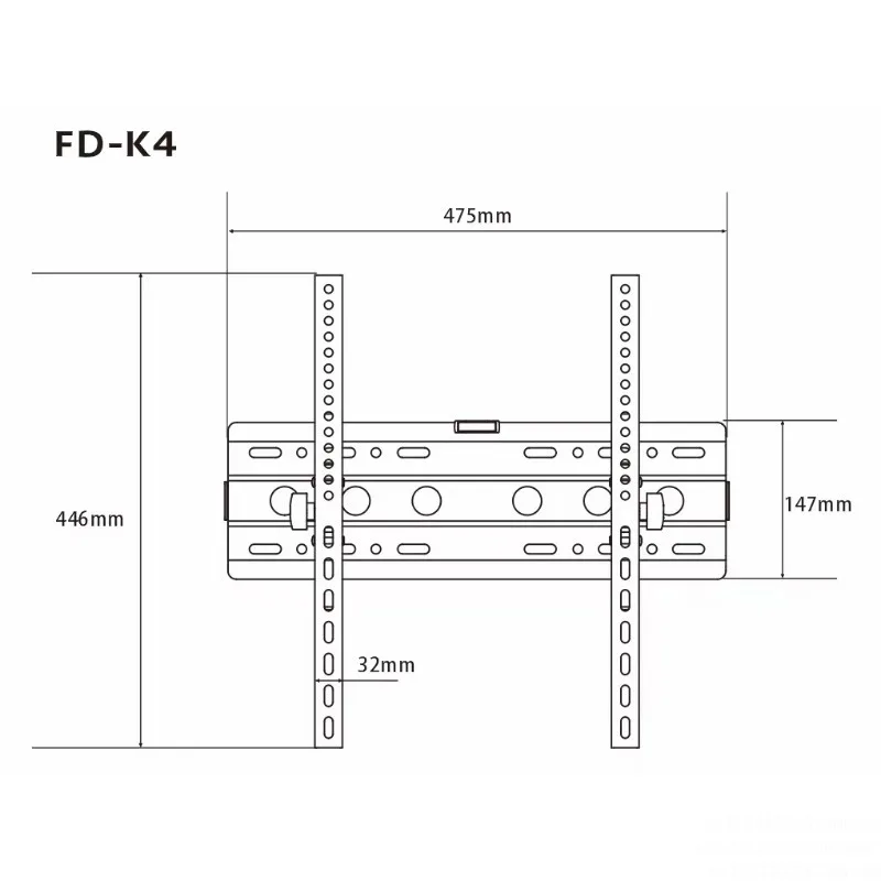 26-60 inch thickened TV universal tilt adjustable hanger wall bracket whole box