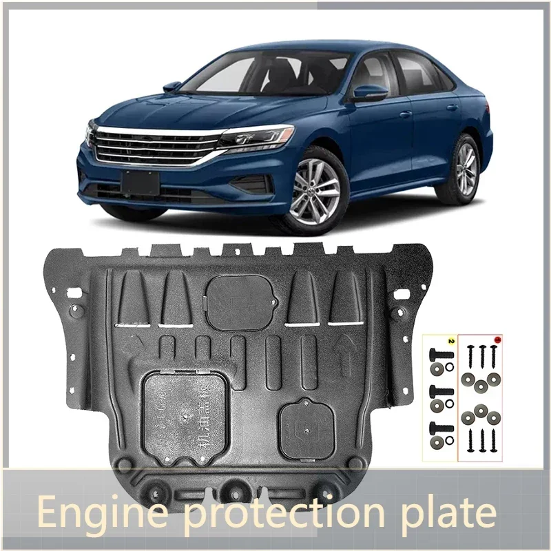 

For VW Volkswagen Passat 2020-2022 2.0T Black Under Engine Guard Plate Splash Shield Mud Fender Cover Mudguard Protector