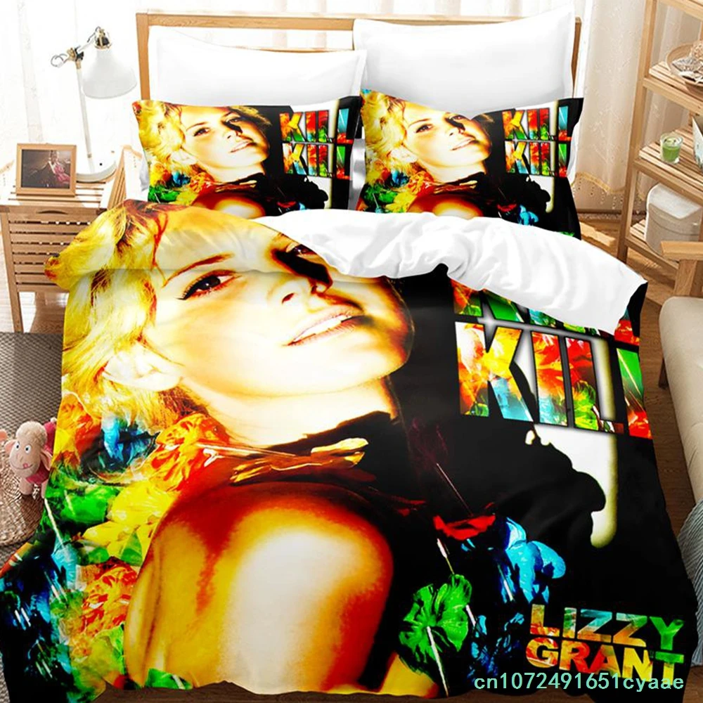 2023 Lizzy Grant Bedding Set Single Twin Full Queen King Size Bed Set Adult Kid Bedroom Duvetcover Sets Anime Parure De Lit Bed