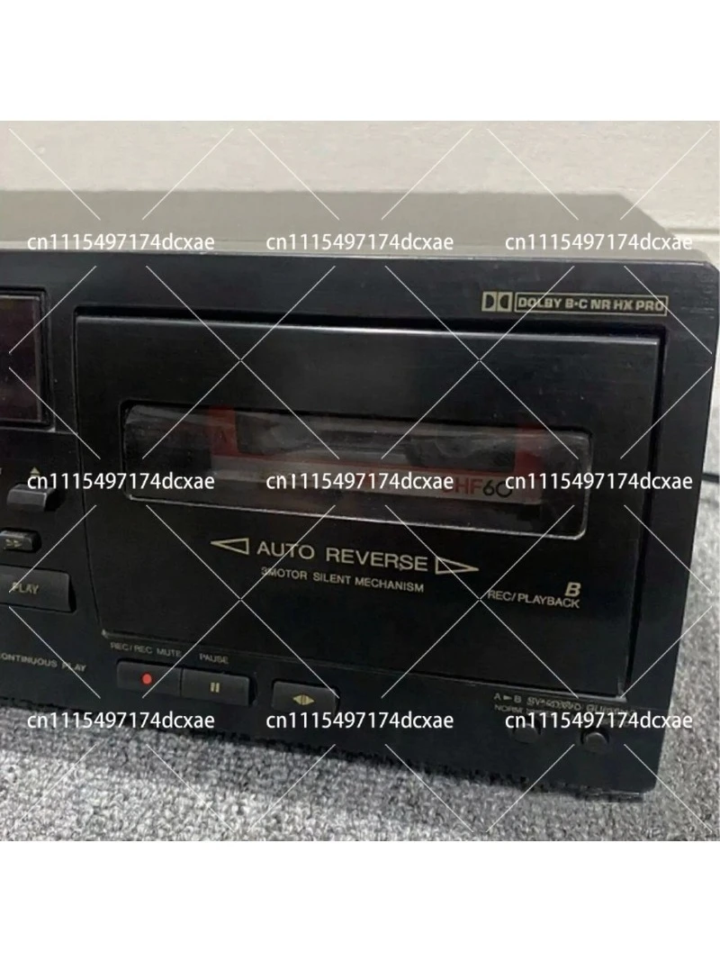 Dual Cassette Deck Recorder Auto Reverse 2-Way Tape Player Hi-Fi Stereo Sound Vintage Audio Equipment