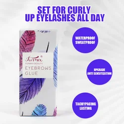 10ml Grafted Eyebrow Glue Adhesive Extended Eyebrow Transparent Glue False Eyelash Glue Extension Makeup Tool